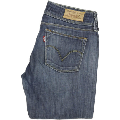 Levi's 571 Women Blue Straight Regular Stretch Jeans W29 L34