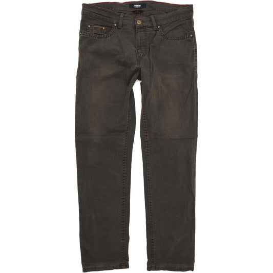 Pioneer Men Khaki Straight Regular Stretch Jeans W35 L32