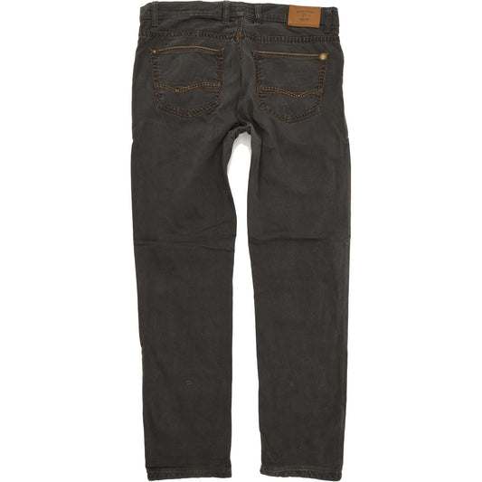 Pioneer Men Khaki Straight Regular Stretch Jeans W35 L32