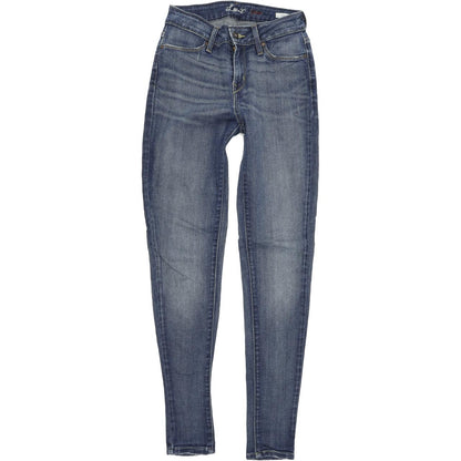 Levi's Leggings Women Blue Skinny Slim Stretch Jeans W25 L30