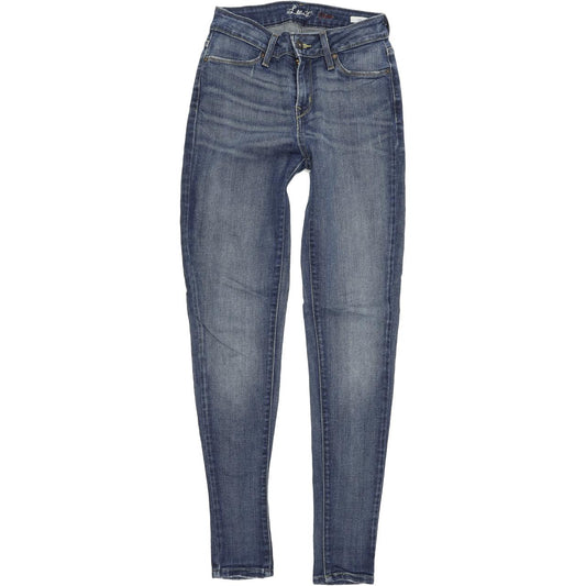 Levi's Leggings Women Blue Skinny Slim Stretch Jeans W25 L30