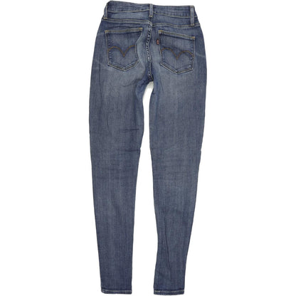 Levi's Leggings Women Blue Skinny Slim Stretch Jeans W25 L30