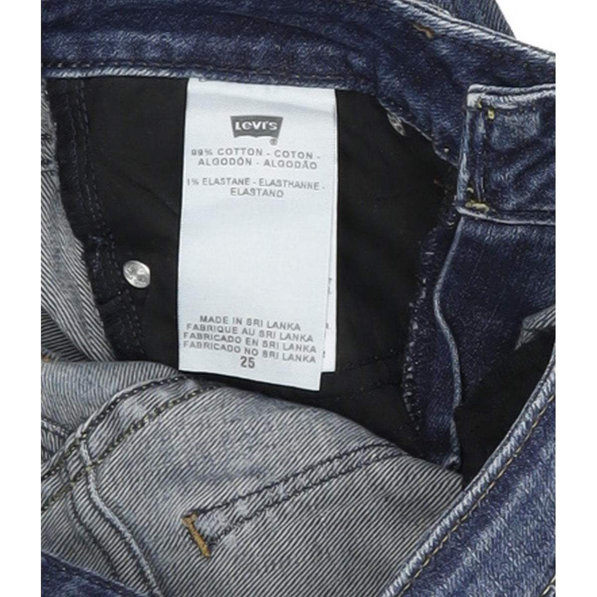 Levi's Leggings Women Blue Skinny Slim Stretch Jeans W25 L30
