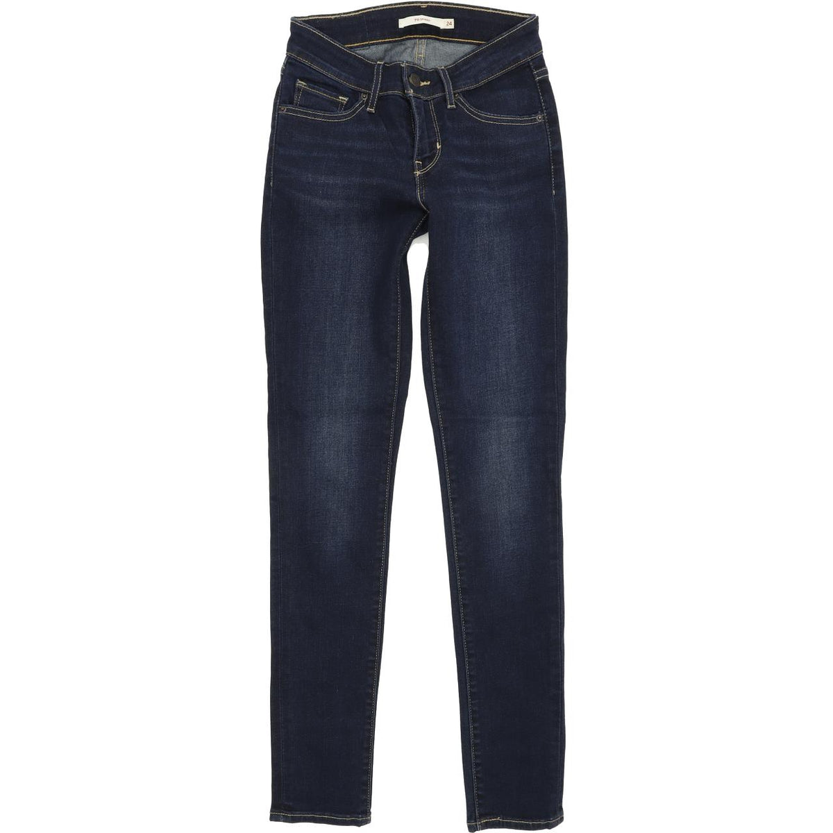 Levi's 711 Women Blue Skinny Slim Stretch Jeans W24 L32