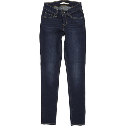 Levi's 711 Women Blue Skinny Slim Stretch Jeans W24 L32
