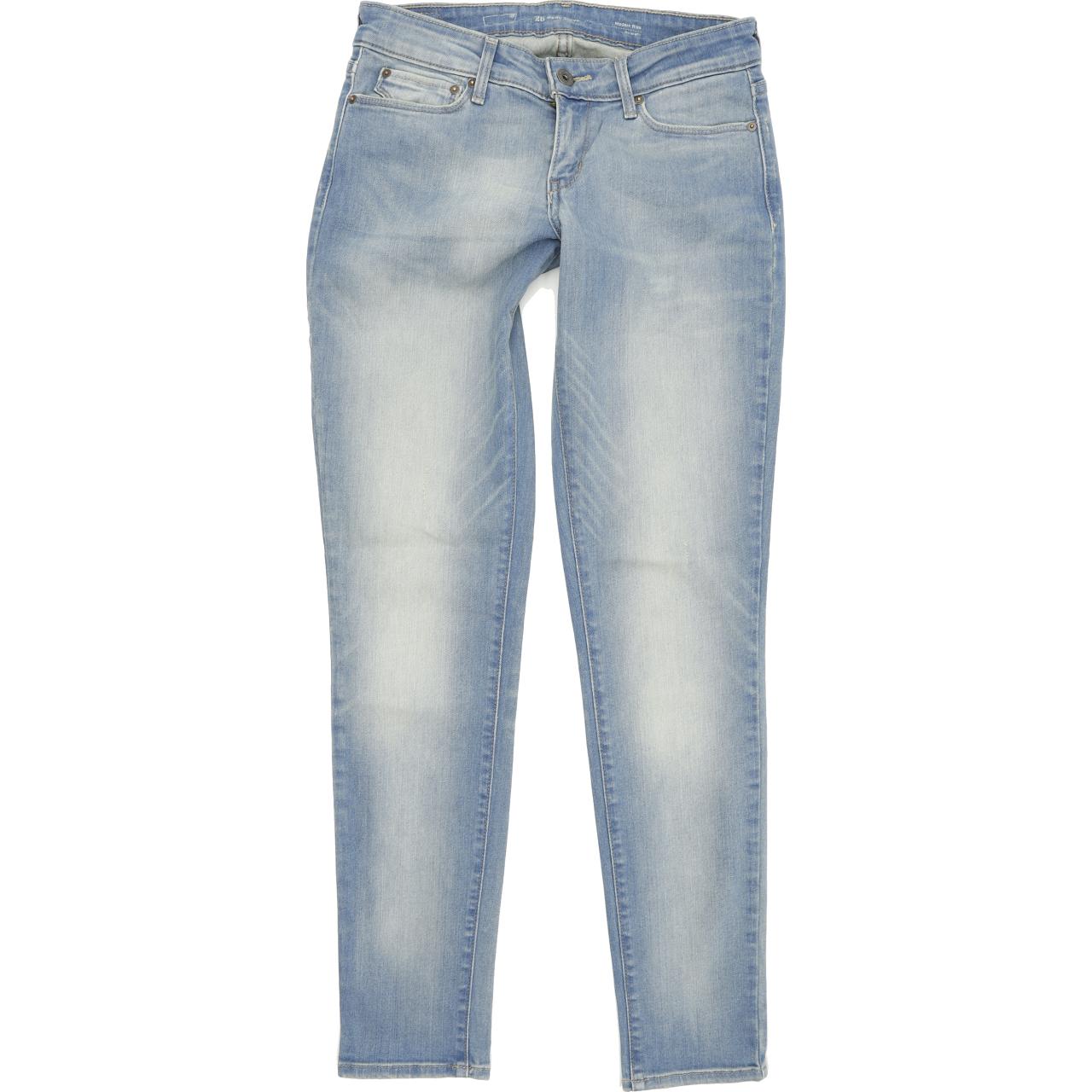 Levi's Demi Curve Women Blue Straight Regular Stretch Jeans W26 L32