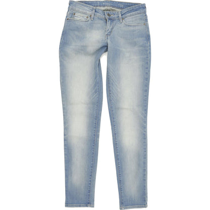 Levi's Demi Curve Women Blue Straight Regular Stretch Jeans W26 L32