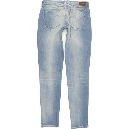 Levi's Demi Curve Women Blue Straight Regular Stretch Jeans W26 L32