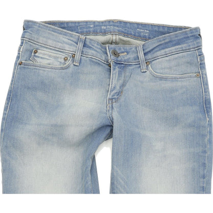 Levi's Demi Curve Women Blue Straight Regular Stretch Jeans W26 L32