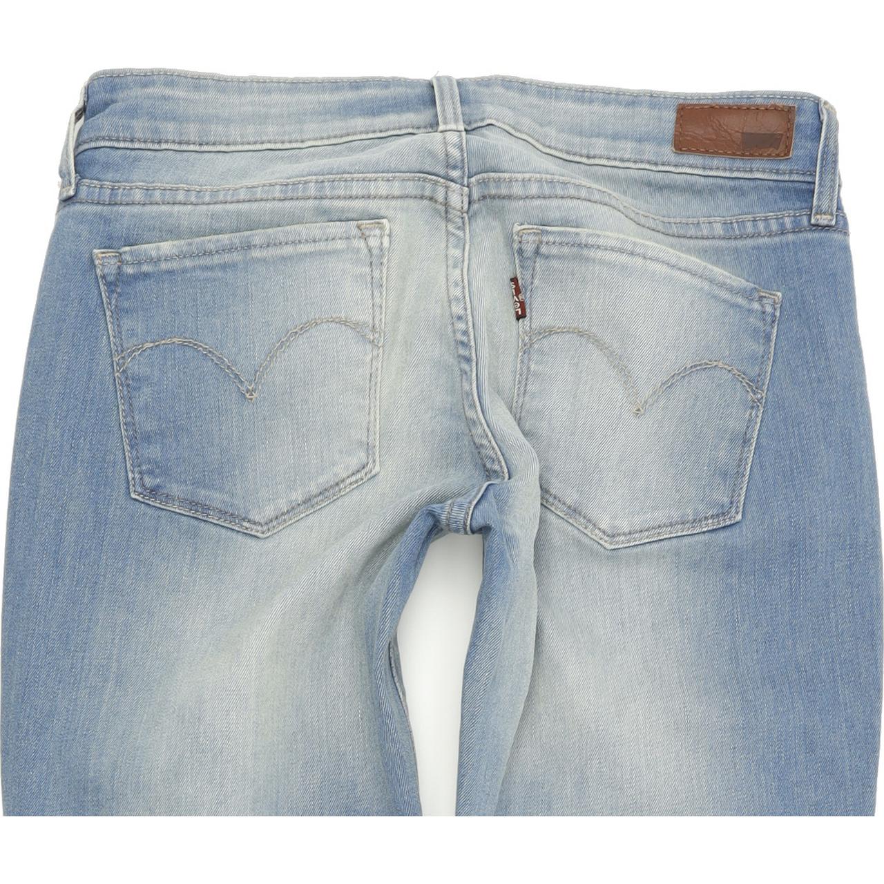 Levi's Demi Curve Women Blue Straight Regular Stretch Jeans W26 L32