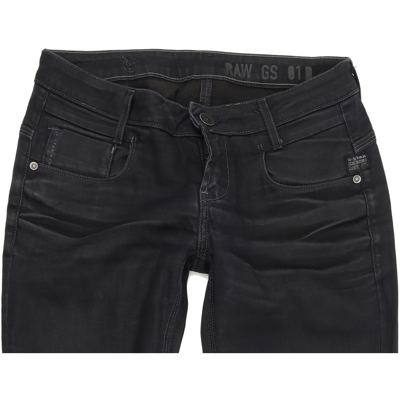 G-Star Radar Women Blue Skinny Slim Stretch Jeans W26 L30