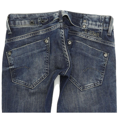 G-Star Midge Women Blue Straight Regular Stretch Jeans W25 L32
