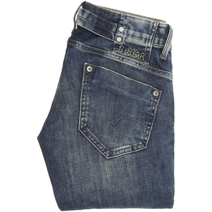 G-Star Midge Women Blue Straight Regular Stretch Jeans W25 L32