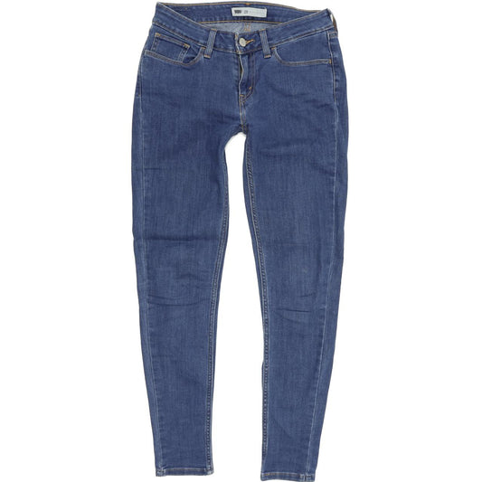 Levi's Women Blue Skinny Slim Stretch Jeans W28 L30