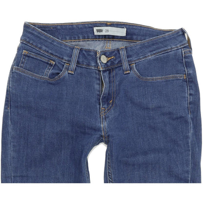 Levi's Women Blue Skinny Slim Stretch Jeans W28 L30