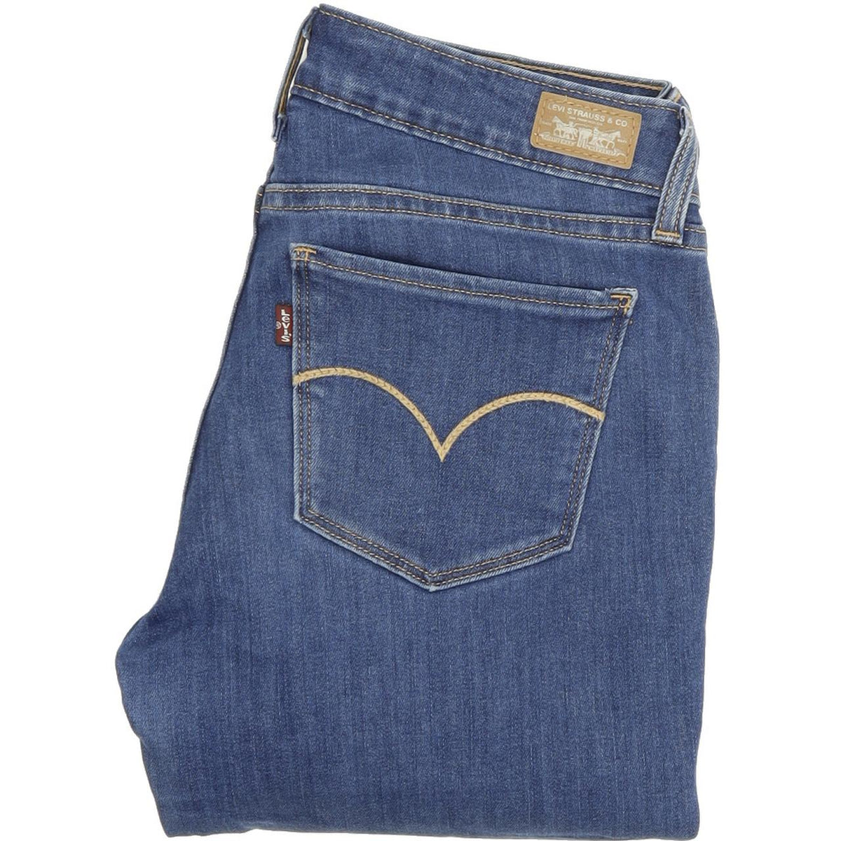 Levi's Women Blue Skinny Slim Stretch Jeans W28 L30
