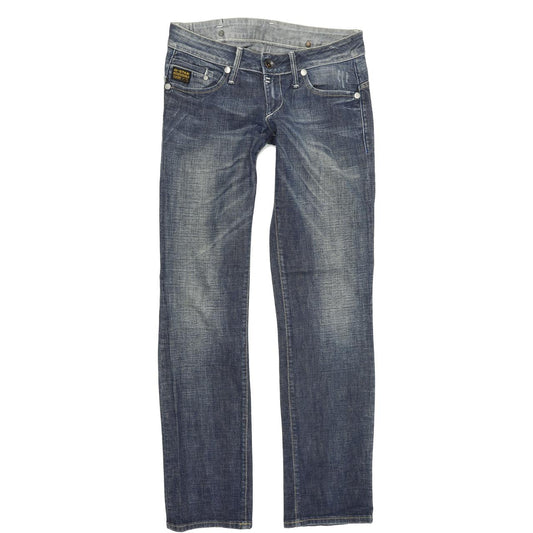 G-Star Midge Women Blue Straight Regular Stretch Jeans W29 L32