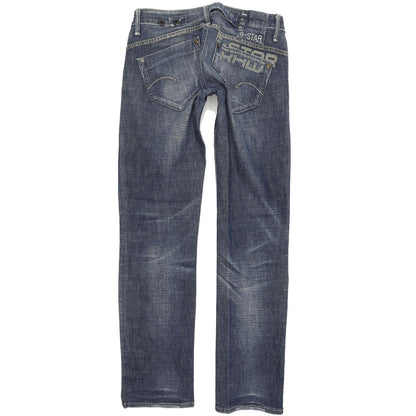 G-Star Midge Women Blue Straight Regular Stretch Jeans W29 L32