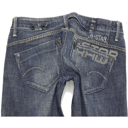 G-Star Midge Women Blue Straight Regular Stretch Jeans W29 L32