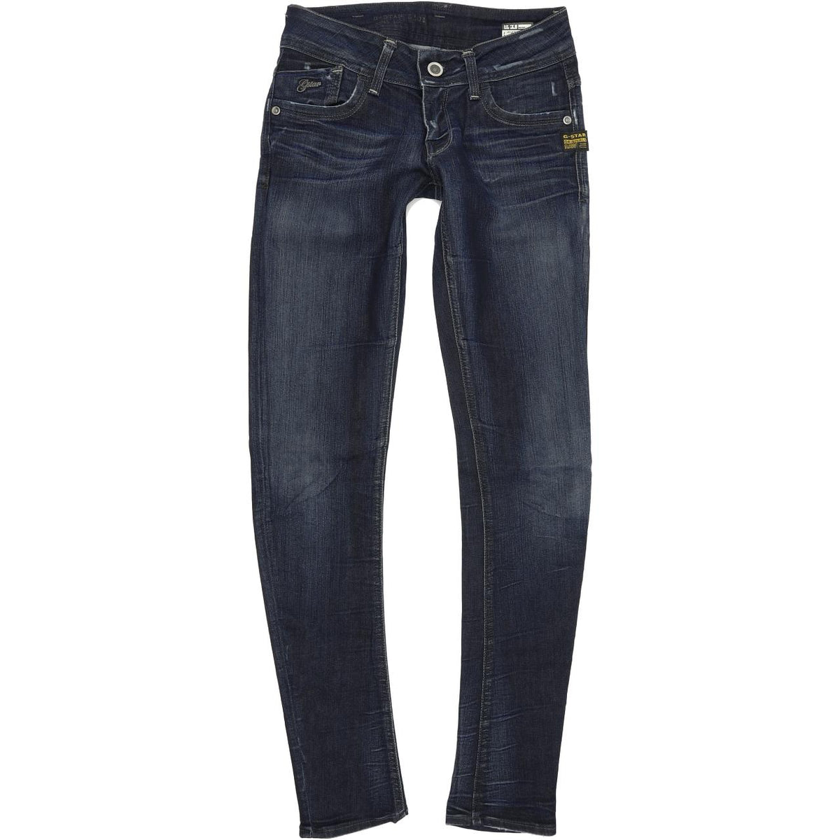 G-Star Women Blue Tapered Slim Stretch Jeans W26 L32