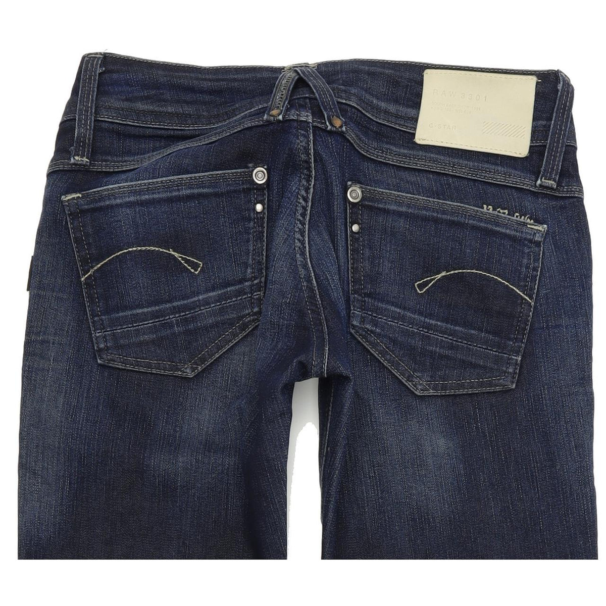 G-Star Women Blue Tapered Slim Stretch Jeans W26 L32
