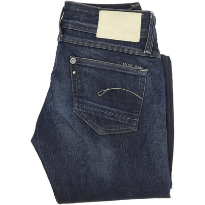 G-Star Women Blue Tapered Slim Stretch Jeans W26 L32