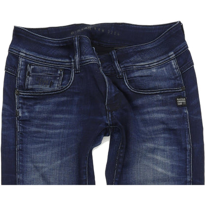 G-Star Women Blue Skinny Slim Stretch Jeans W28 L32