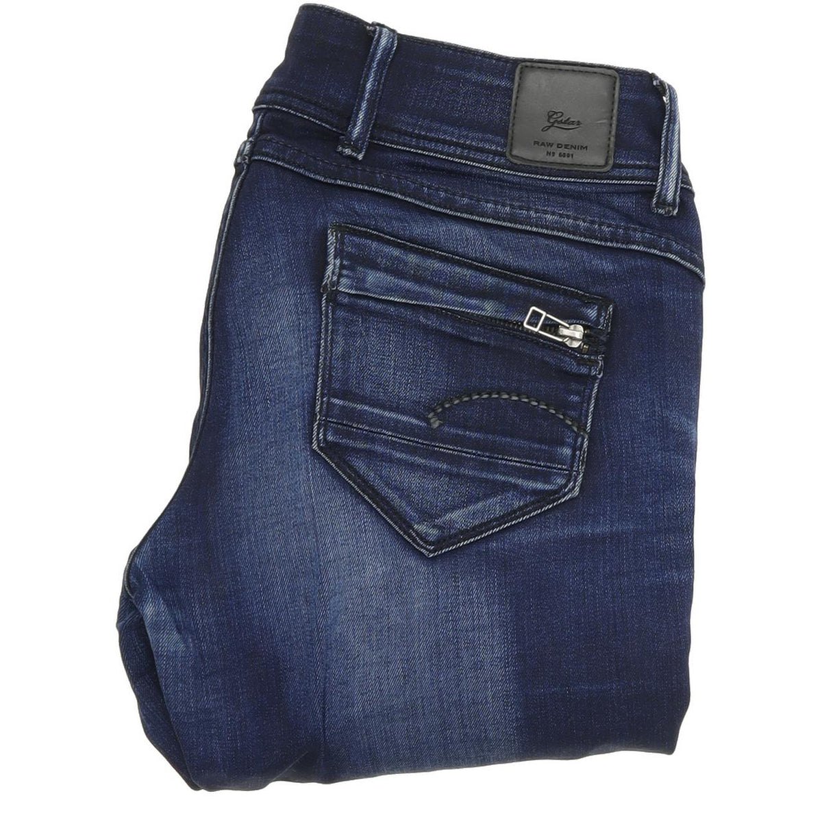 G-Star Women Blue Skinny Slim Stretch Jeans W28 L32
