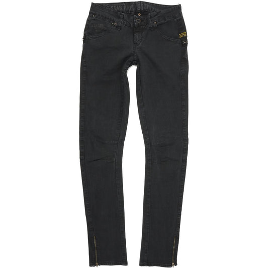 G-Star Jack Women Black Skinny Slim Stretch Jeans W28 L32