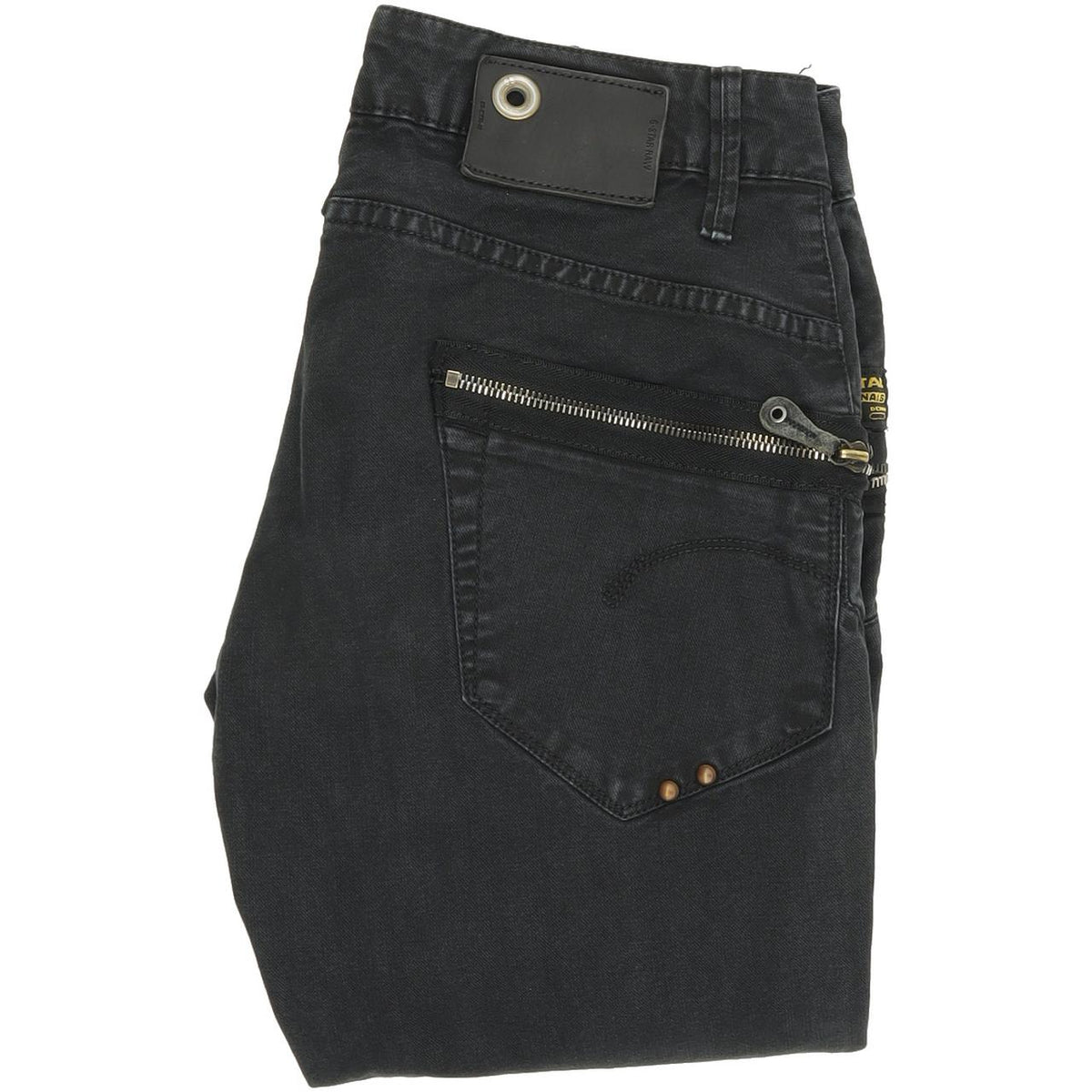 G-Star Jack Women Black Skinny Slim Stretch Jeans W28 L32