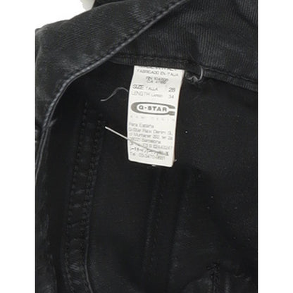 G-Star Jack Women Black Skinny Slim Stretch Jeans W28 L32