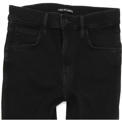 Levi's Line 8 Women Black Skinny Slim Stretch Jeans W27 L30