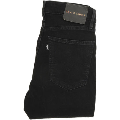 Levi's Line 8 Women Black Skinny Slim Stretch Jeans W27 L30