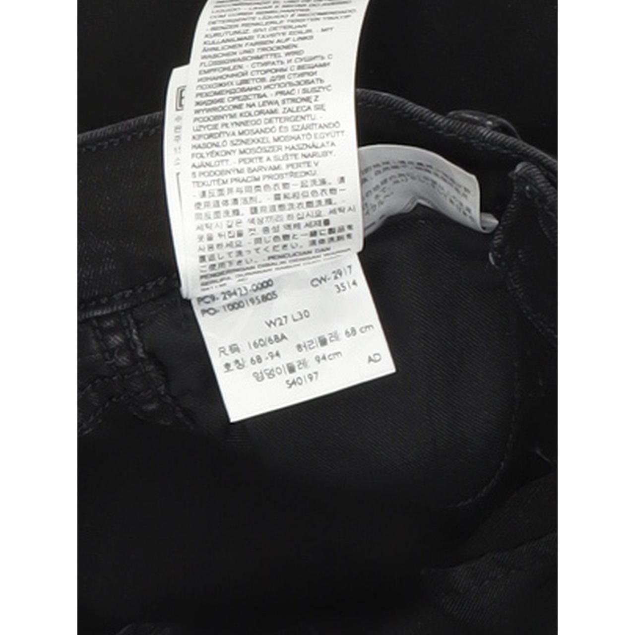 Levi's Line 8 Women Black Skinny Slim Stretch Jeans W27 L30