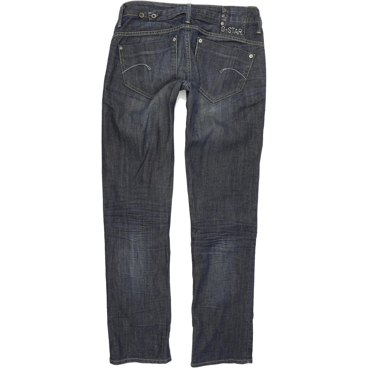 G-Star Women Blue Straight Regular Stretch Jeans W30 L32