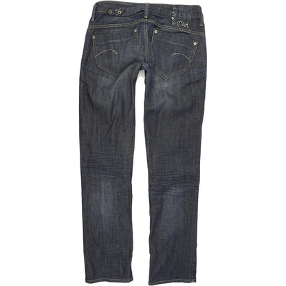 G-Star Women Blue Straight Regular Stretch Jeans W30 L32