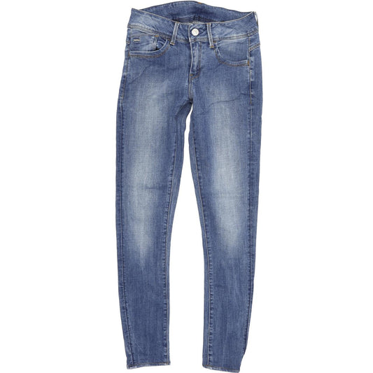 G-Star Lynnnd-Mid Women Blue Skinny Slim Stretch Jeans W28 L31