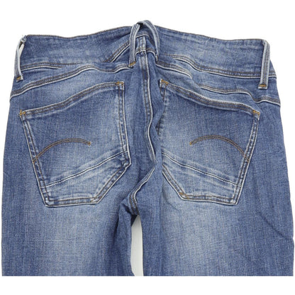 G-Star Lynnnd-Mid Women Blue Skinny Slim Stretch Jeans W28 L31