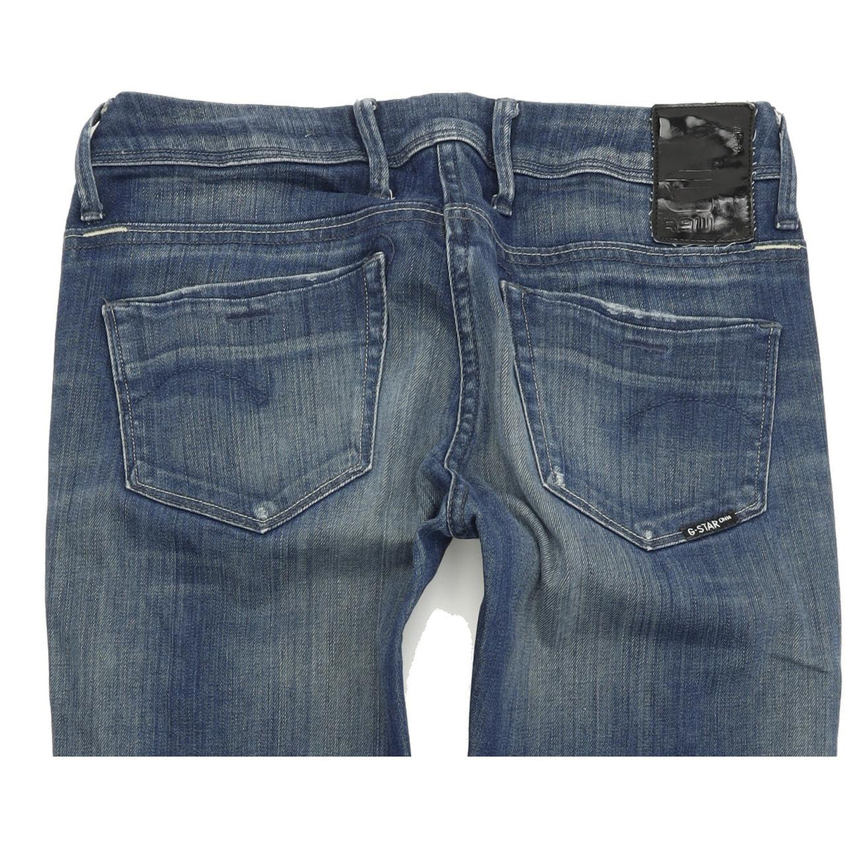 G-Star Nova Women Blue Straight Regular Stretch Jeans W26 L32