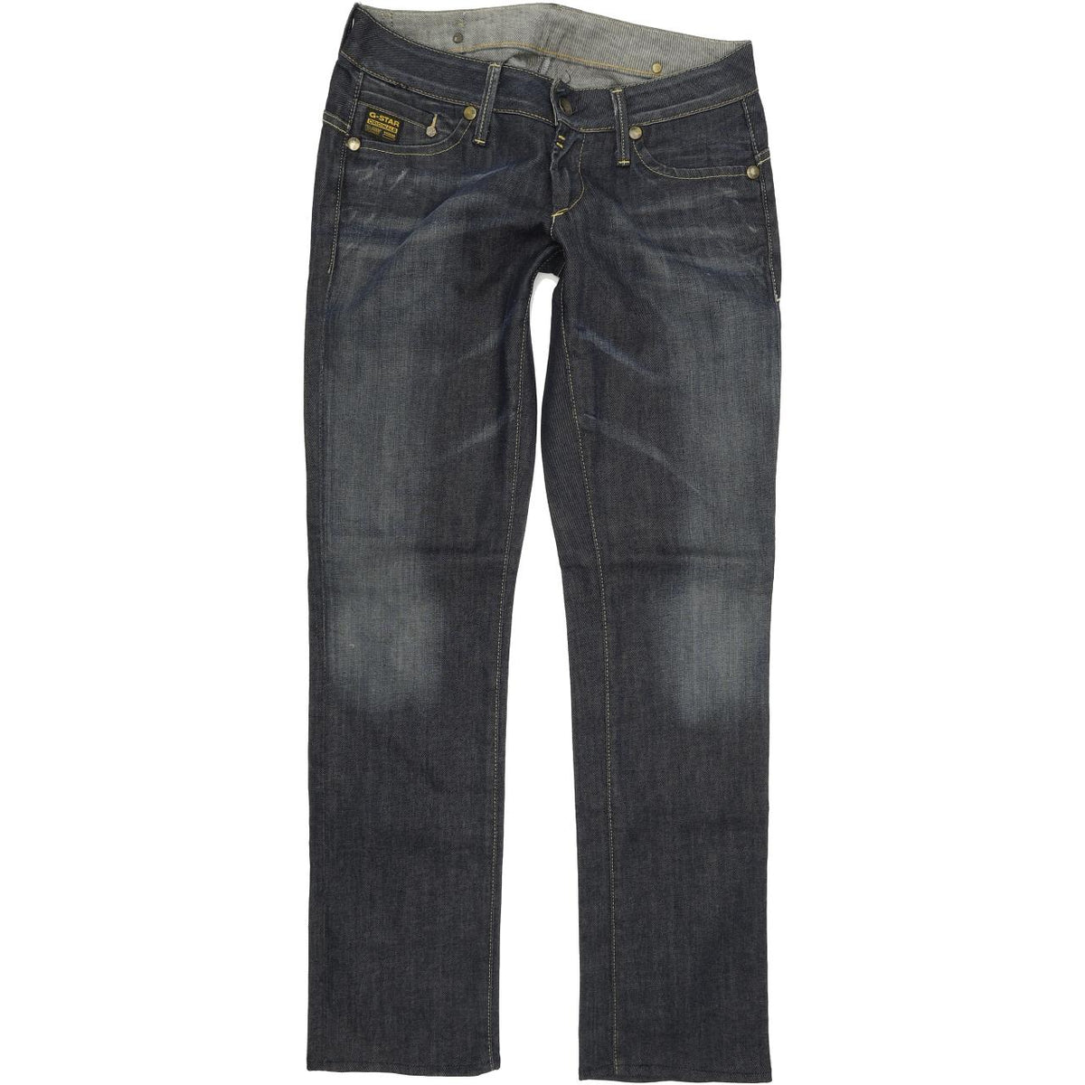 G-Star Midge Women Blue Straight Regular Stretch Jeans W29 L31