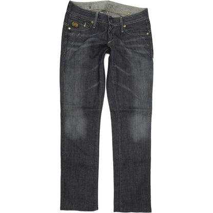 G-Star Midge Women Blue Straight Regular Stretch Jeans W29 L31