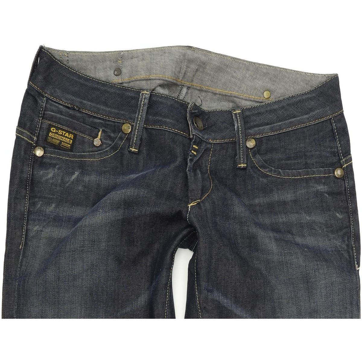 G-Star Midge Women Blue Straight Regular Stretch Jeans W29 L31