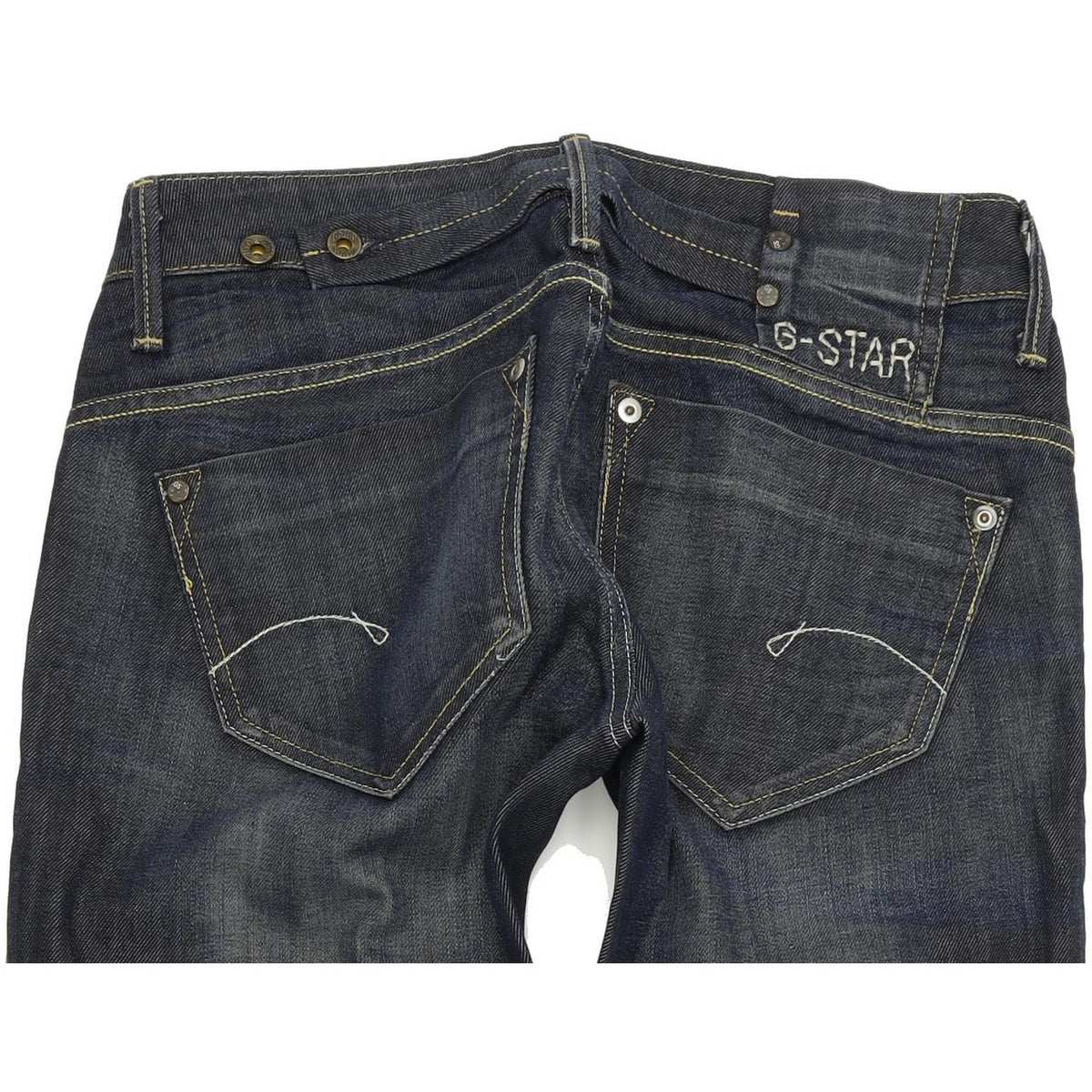 G-Star Midge Women Blue Straight Regular Stretch Jeans W29 L31