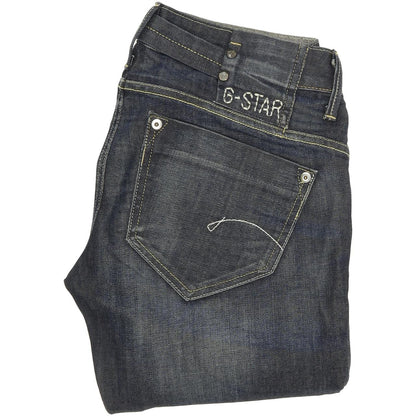 G-Star Midge Women Blue Straight Regular Stretch Jeans W29 L31
