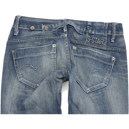 G-Star Midge Women Blue Straight Regular Stretch Jeans W27 L32
