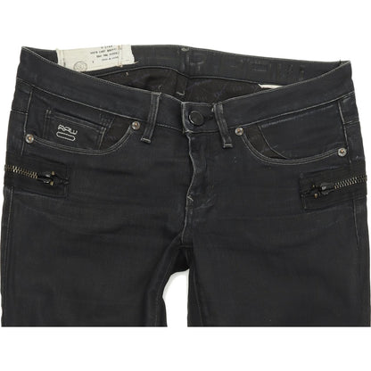 G-Star Women Blue Straight Regular Stretch Jeans W30 L31