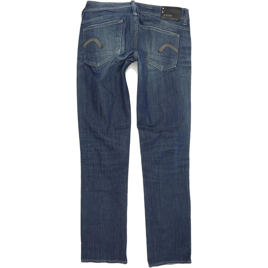 G-Star New Reese Women Blue Straight Regular Stretch Jeans W30 L32