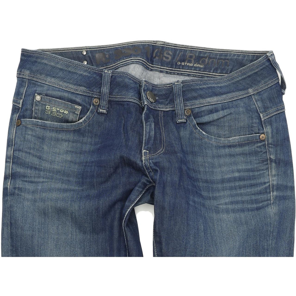 G-Star New Reese Women Blue Straight Regular Stretch Jeans W30 L32
