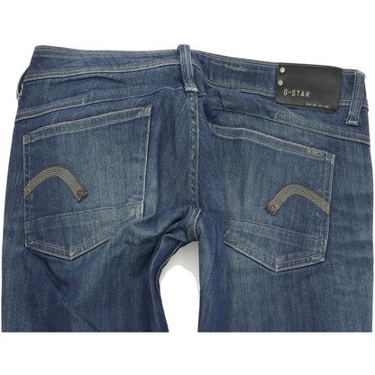 G-Star New Reese Women Blue Straight Regular Stretch Jeans W30 L32