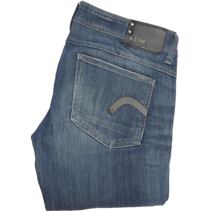 G-Star New Reese Women Blue Straight Regular Stretch Jeans W30 L32